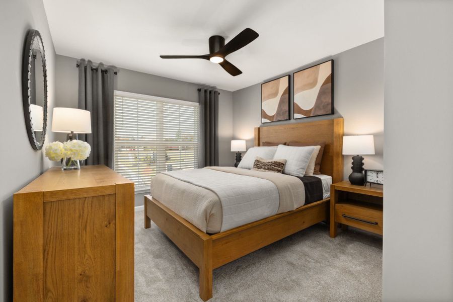 Representative furnished interior of a home built from the Grisham by Pulte Homes in Sedgefield Green, Greensboro (Image 5).