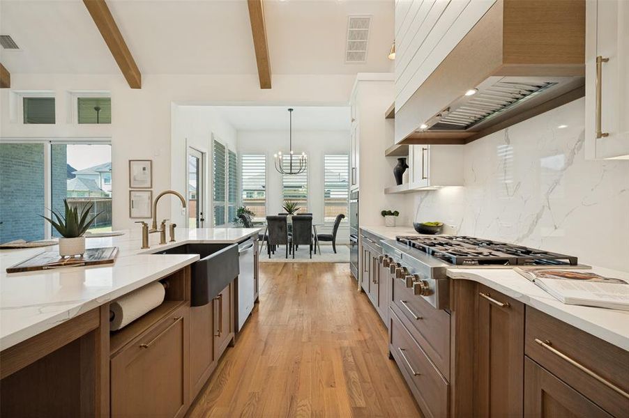 Furnished interior view inside a new home in , Prosper (Image 12).