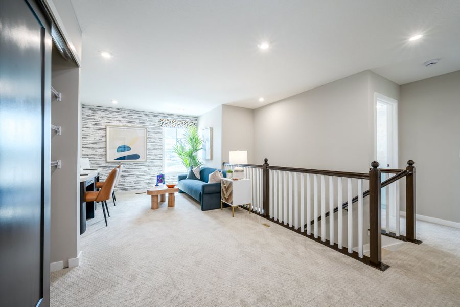 Representative furnished interior of a home built from the Yosemite by Fischer Homes in Twin Lakes, Hoschton (Image 26).