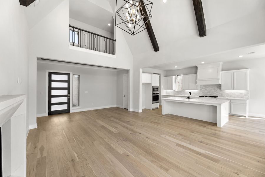 Representative unfurnished interior of a home built from the 5032 by Tradition Homes in Lakewood at Brookhollow – 60′ Lots, Prosper (Image 14).