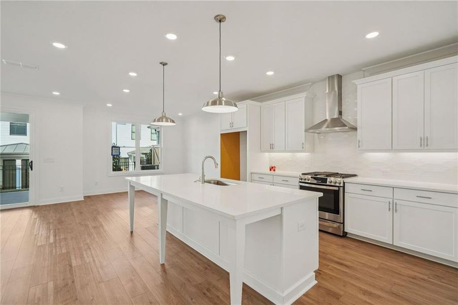 Furnished interior view inside a new home in Millcroft Townhomes, Buford (Image 7).