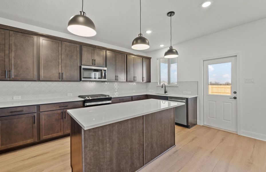 Furnished interior view inside a new home in Patterson Ranch, Georgetown (Image 5).