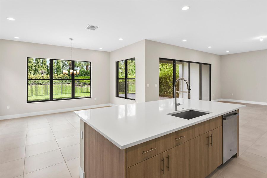 Furnished interior view inside a new home in , Boca Raton (Image 8). Furnished interior view inside a new home in , Boca Raton (Image 8).