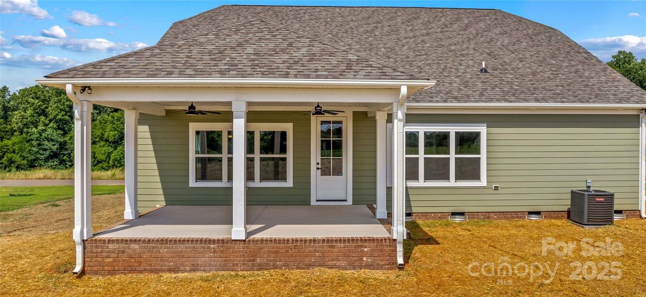 Another view of the back Patio.