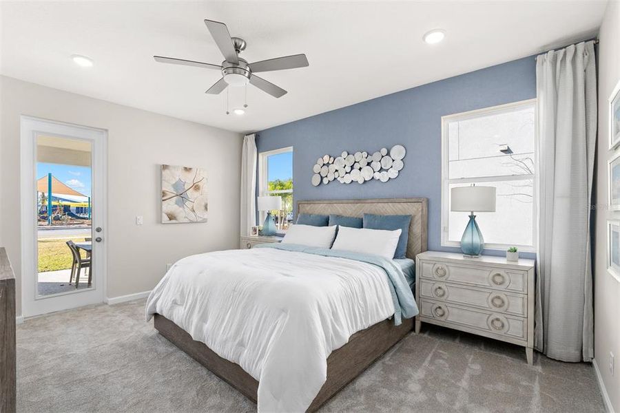 Furnished interior view inside a new home in Meridian Parks, Orlando (Image 15).