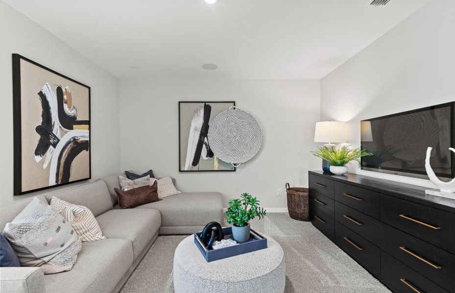 Furnished interior view inside a new home in Carpenter Falls, Durham (Image 3).