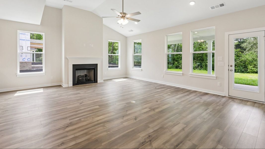 Gathering Room with windows Gathering Room with windows