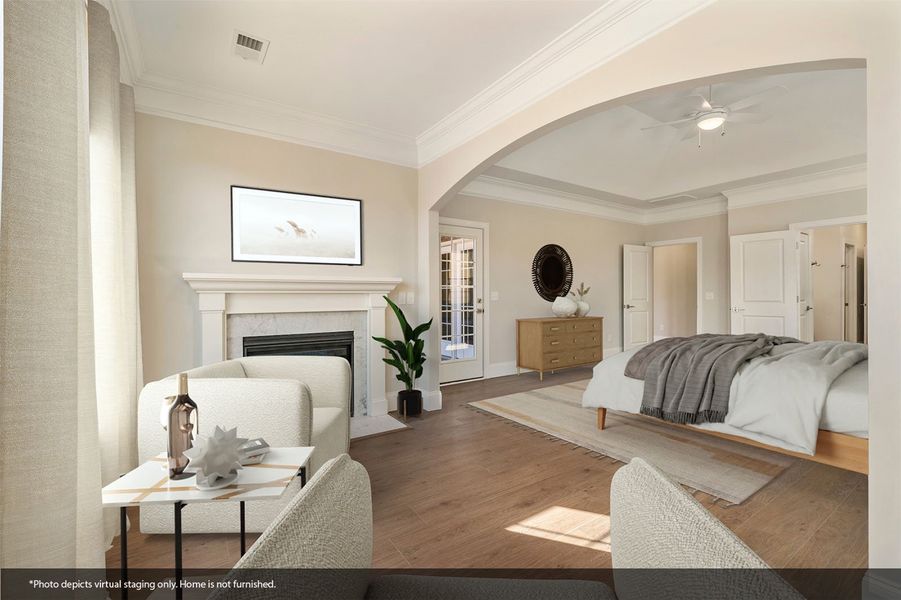 Furnished interior view inside a new home in Walnut Grove, Easley (Image 13).