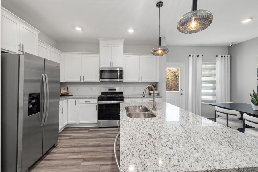 Furnished interior view inside a new home in Flemingfield, Greensboro (Image 6).
