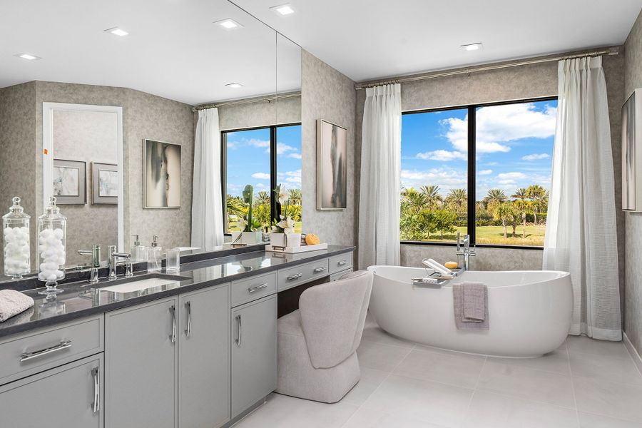 Representative furnished interior of a home built from the Celestia by GL Homes in Apex at Avenir, Palm Beach Gardens (Image 14). Representative furnished interior of a home built from the Celestia by GL Homes in Apex at Avenir, Palm Beach Gardens (Image 14).