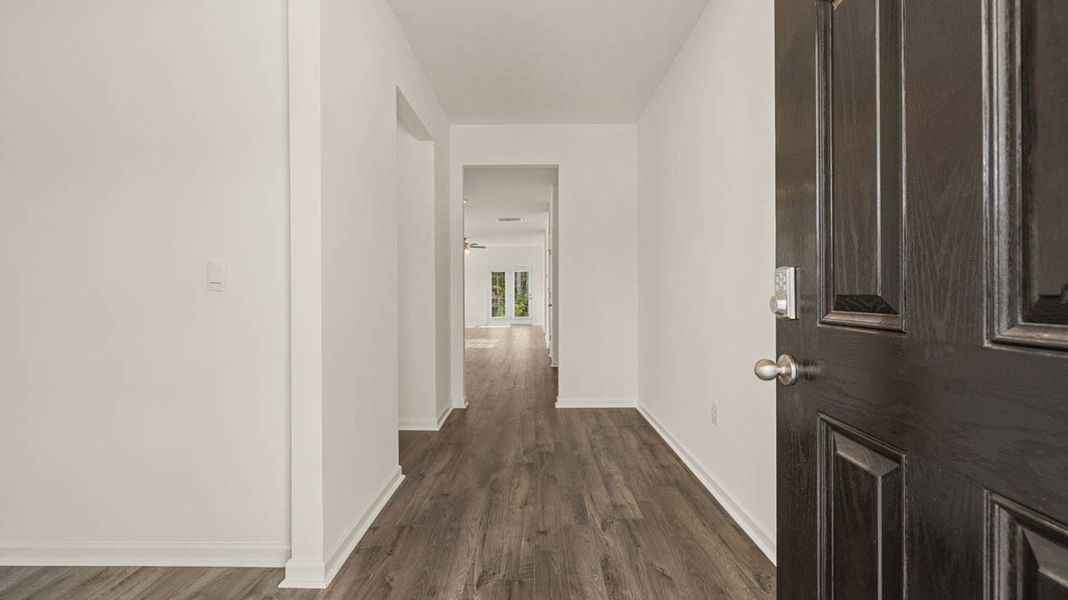 Representative unfurnished interior of a home built from the Dennis by D.R. Horton in Glenmaye, Hampton (Image 40).