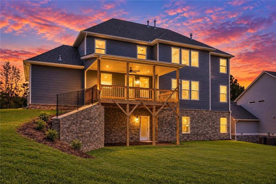 Exterior details and patio area of a home in The Manor at Gainesville Township, Gainesville (Image 25).
