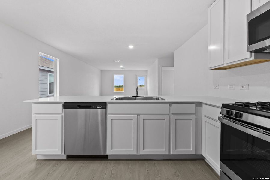 Furnished interior view inside a new home in Spring Grove, San Antonio (Image 4). Furnished interior view inside a new home in Spring Grove, San Antonio (Image 4).