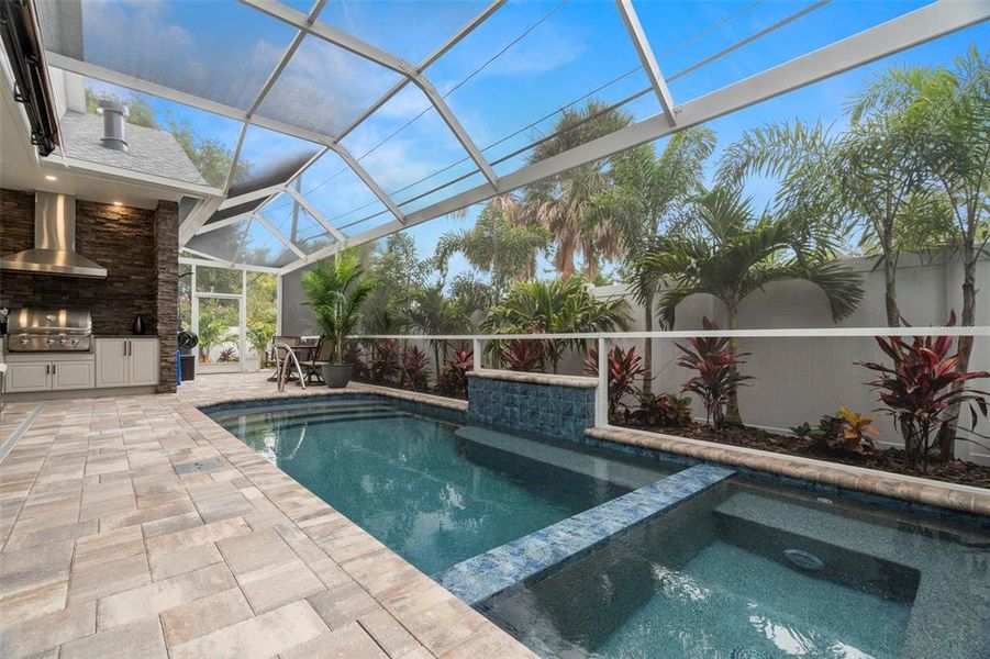 Exterior details and patio area of a home in , Safety Harbor (Image 43). Exterior details and patio area of a home in , Safety Harbor (Image 43).