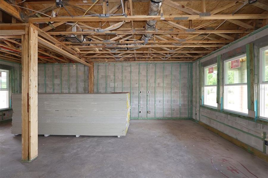 In-progress construction of a new home in Bay Lake Farms, St. Cloud, FL (Image 7).