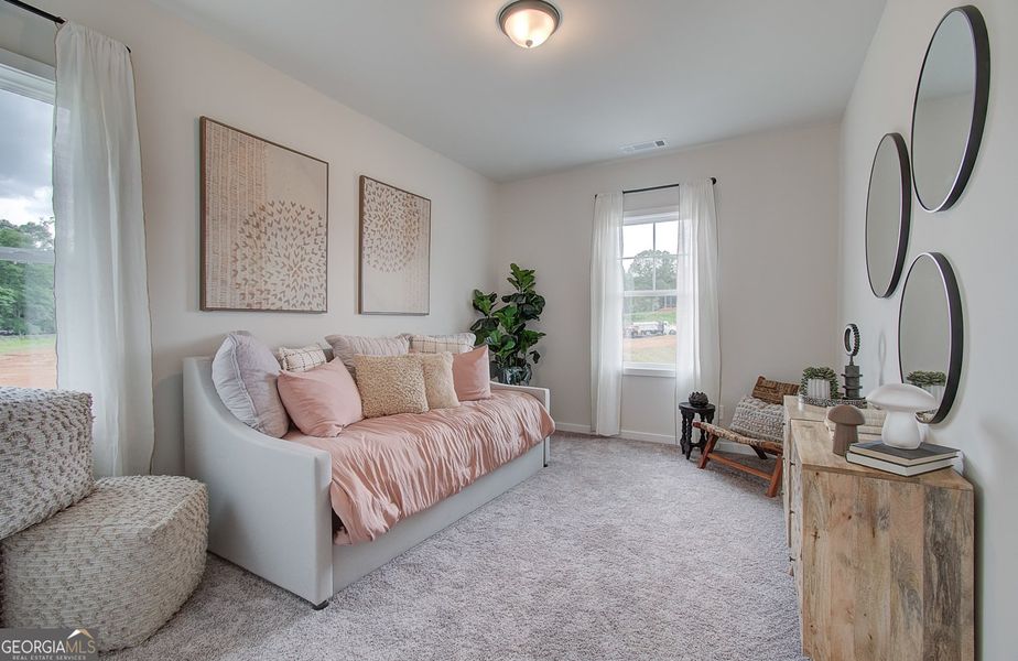 Furnished interior view inside a new home in Rosewood Lake Estates, Hoschton (Image 61).