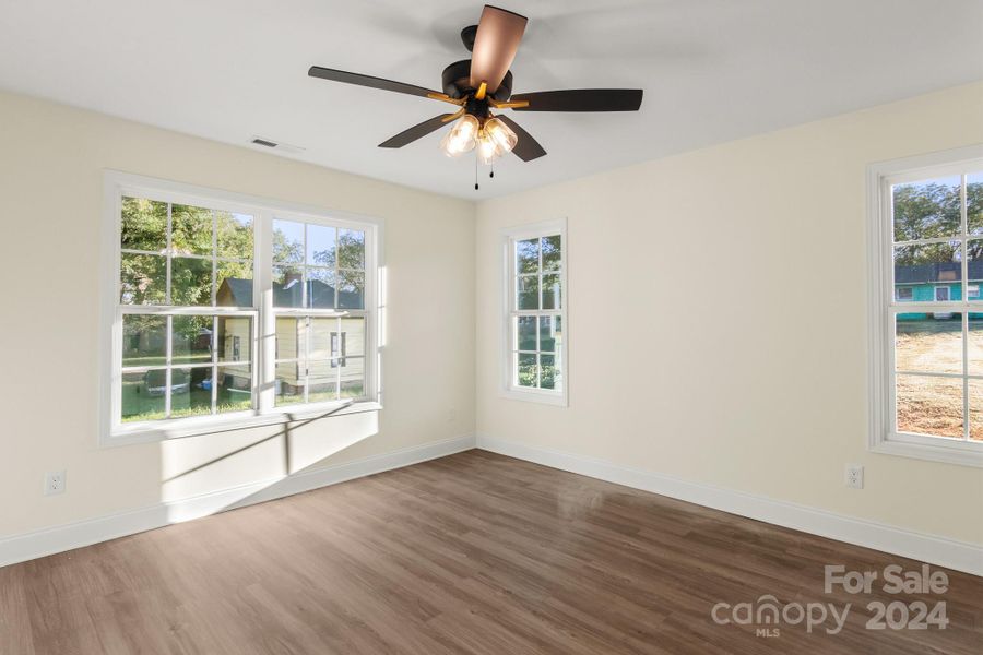 Primary Bedroom on Main Floor.