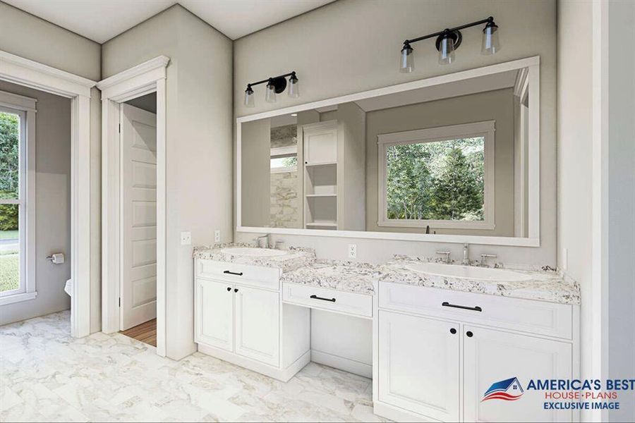 Furnished interior view inside a new home in , Weatherford (Image 9).
