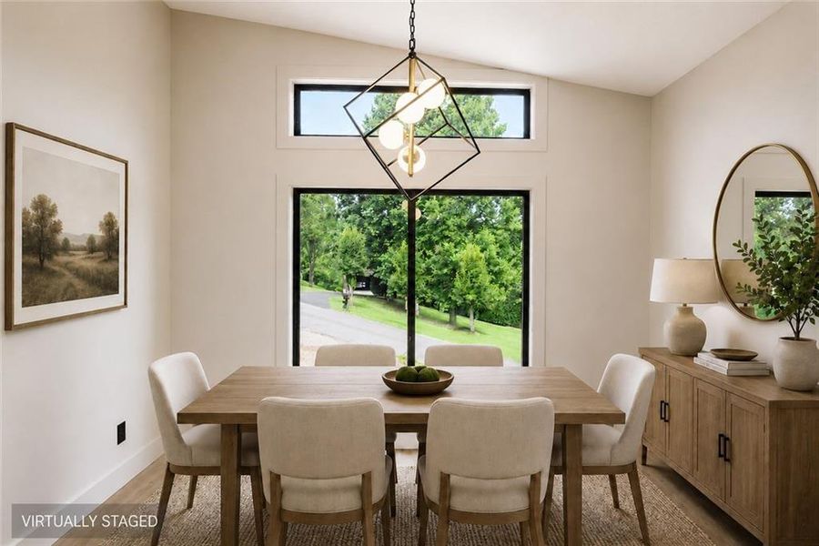Furnished interior view inside a new home in , Blairsville (Image 5).
