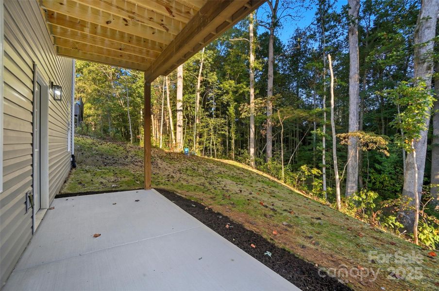 Exterior details and patio area of a home in , Mooresville (Image 22).