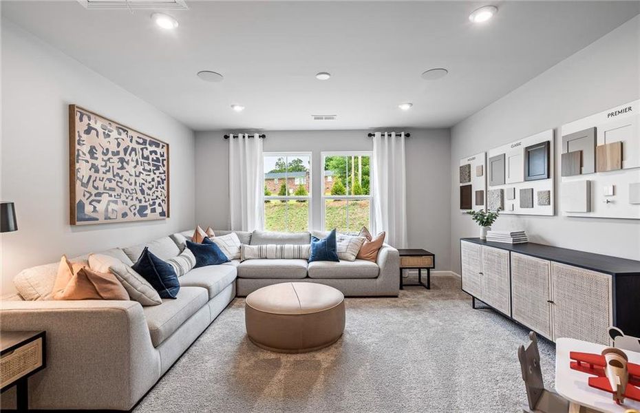Furnished interior view inside a new home in Briar Creek, Atlanta (Image 14). Furnished interior view inside a new home in Briar Creek, Atlanta (Image 14).