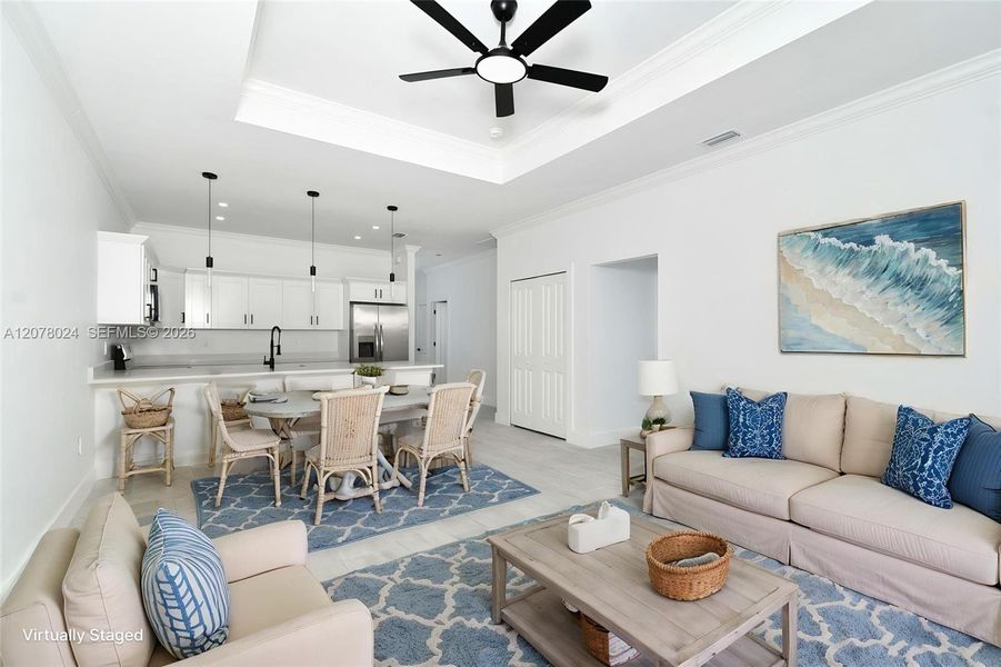 Furnished interior view inside a new home in , Fort Myers (Image 14). Furnished interior view inside a new home in , Fort Myers (Image 14).