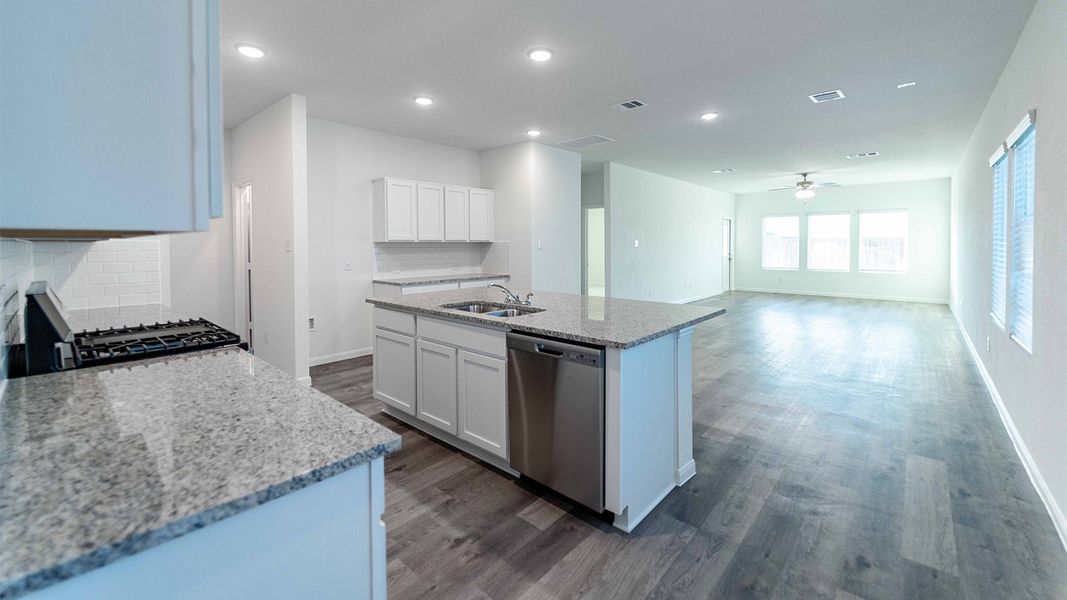 Furnished interior view inside a new home in Sunset Oaks, Maxwell (Image 3).