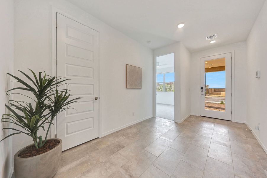 Representative unfurnished interior of a home built from the Mercury by Mattamy Homes in Las Ventanas, Goodyear (Image 18). Representative unfurnished interior of a home built from the Mercury by Mattamy Homes in Las Ventanas, Goodyear (Image 18).