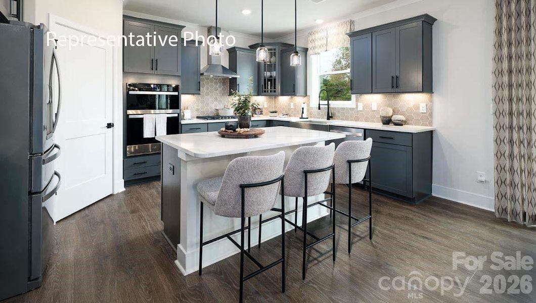 Furnished interior view inside a new home in Sanctuary at Southgate, Indian Trail (Image 37).