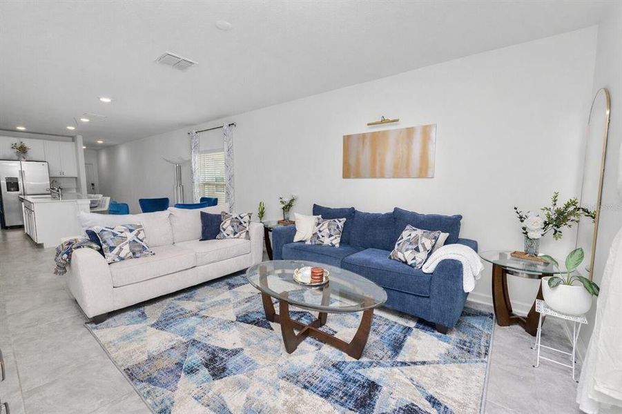 Furnished interior view inside a new home in Cascades, Davenport (Image 10). Furnished interior view inside a new home in Cascades, Davenport (Image 10).