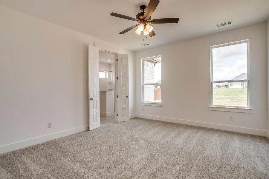 Representative unfurnished interior of a home built from the The Brazos by Elmwood Custom Homes in Matthews Farm, Venus (Image 27). Representative unfurnished interior of a home built from the The Brazos by Elmwood Custom Homes in Matthews Farm, Venus (Image 27).