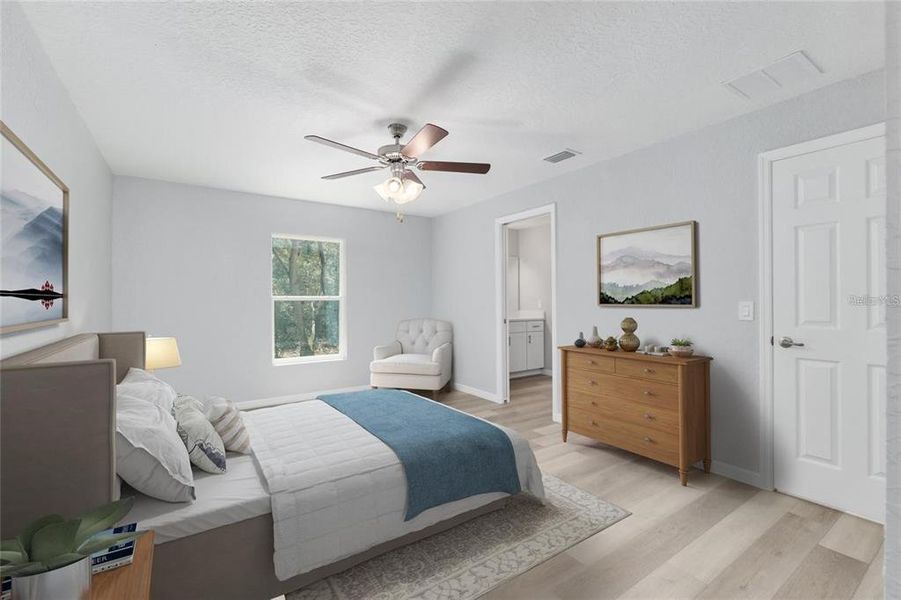 Furnished interior view inside a new home in , Dunnellon (Image 4).