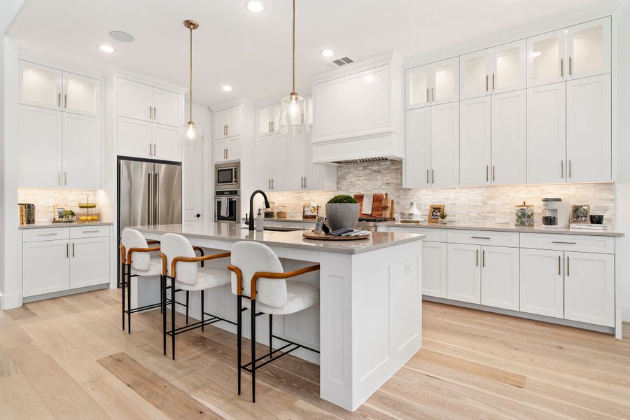 Plan 1639 Kitchen Representative Photo by American Legend Homes