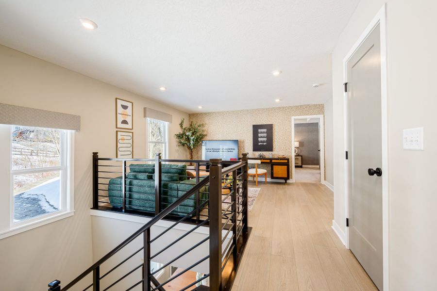 Representative furnished interior of a home built from the Wyatt by Fischer Homes in Twin Lakes, Hoschton (Image 18).