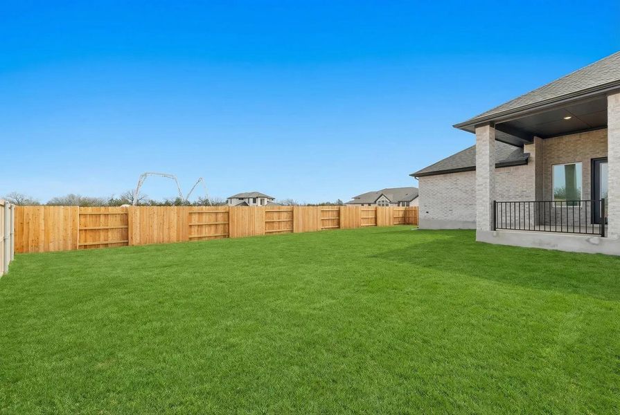 Exterior details and patio area of a home in The Colony - 50', Bastrop (Image 3).