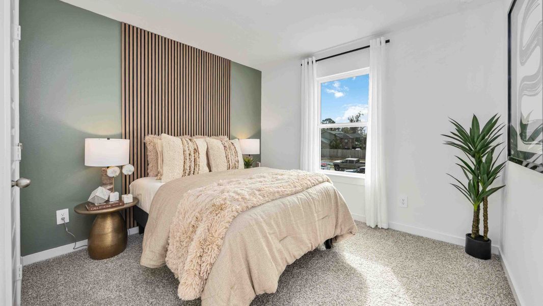 Furnished interior view inside a new home in Mansfield Park, Houston (Image 9).