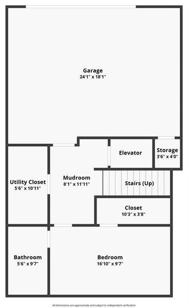 2D floor plan layout of this home in Skyview On Broad, Sugar Hill, GA (Image 5).