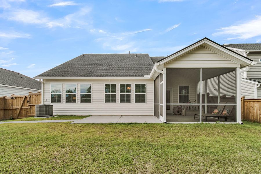Exterior details and patio area of a home in Heron's Walk at Summers Corner, Summerville (Image 34).