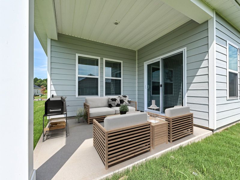 The Chandler floorplan as shown at Simpson Farms in Charlotte, NC.