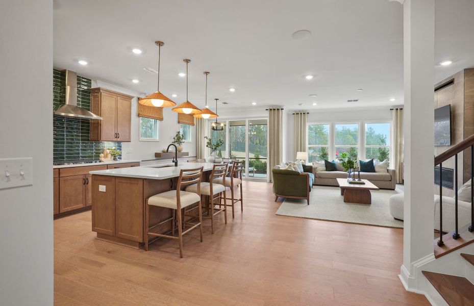Representative furnished interior of a home built from the Continental by Pulte Homes in Elmbrook, Matthews (Image 10).