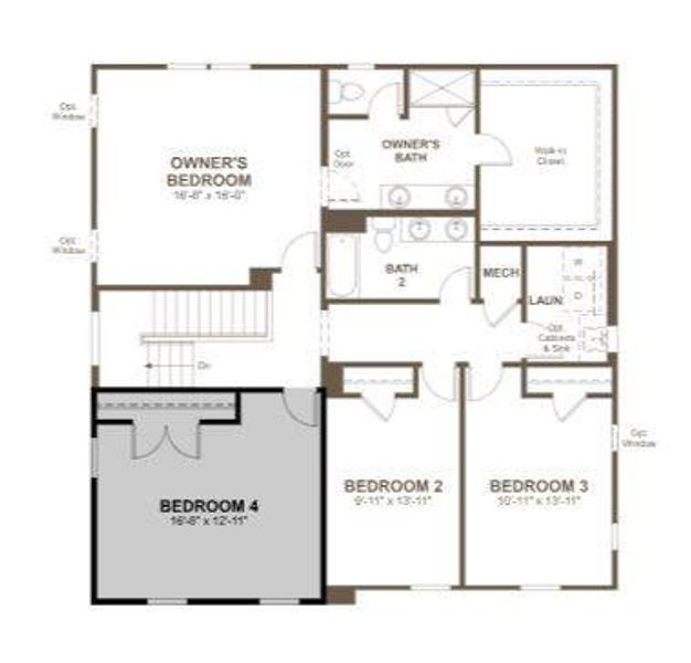 2nd Floorplan - Representative Photo