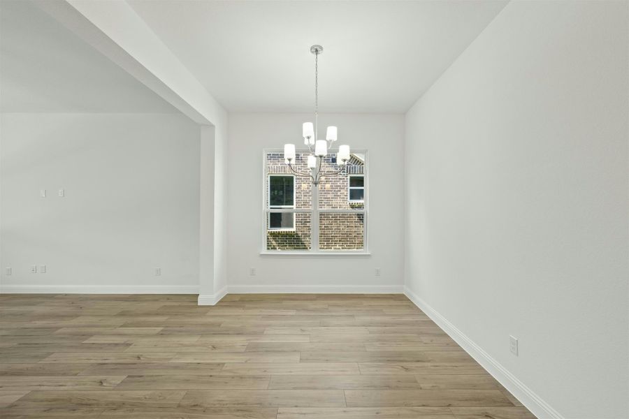 Representative unfurnished interior of a home built from the Cherry by Kindred Homes in Westside Preserve, Midlothian (Image 45).