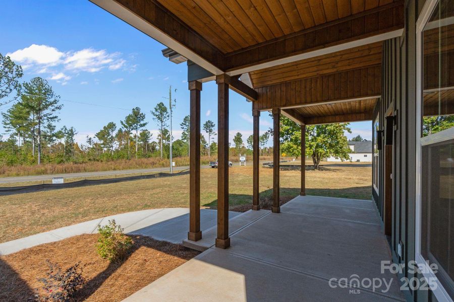 Exterior details and patio area of a home in , Clover (Image 3). Exterior details and patio area of a home in , Clover (Image 3).