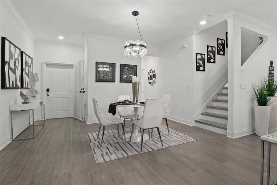 Furnished interior view inside a new home in Tohoqua, Kissimmee (Image 5).