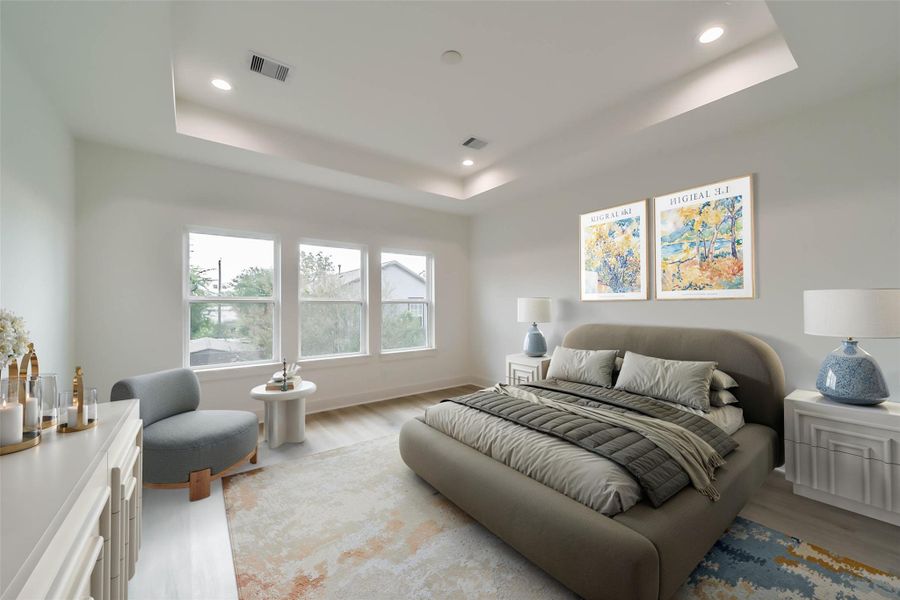 Furnished interior view inside a new home in , Houston (Image 32). Furnished interior view inside a new home in , Houston (Image 32).