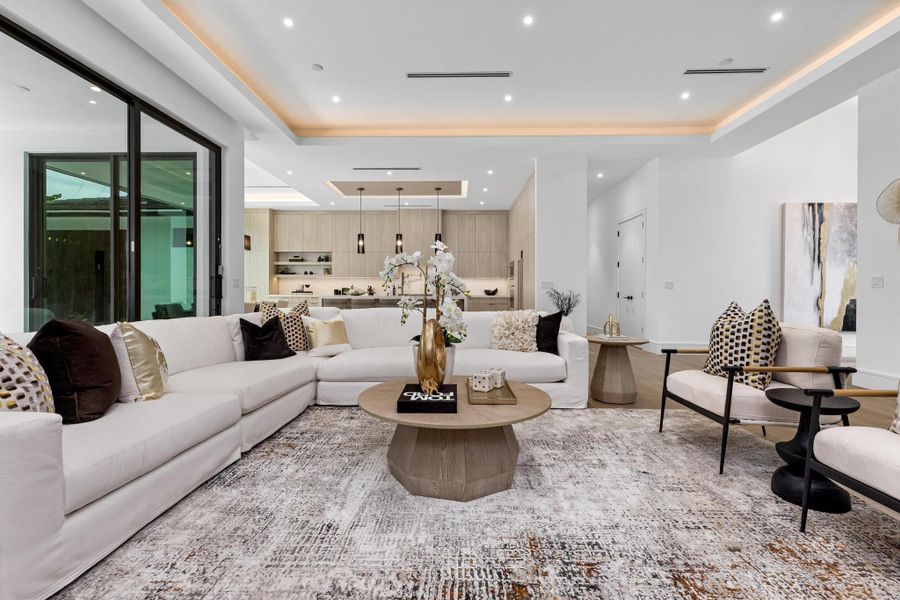 Furnished interior view inside a new home in , Delray Beach (Image 30).