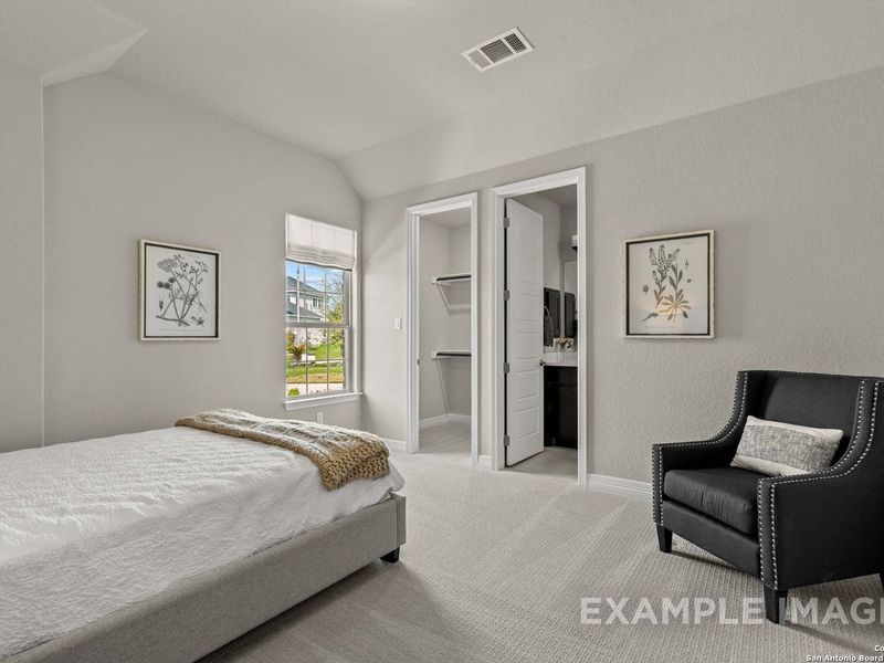 Furnished interior view inside a new home in Potranco Oaks, Castroville (Image 42).