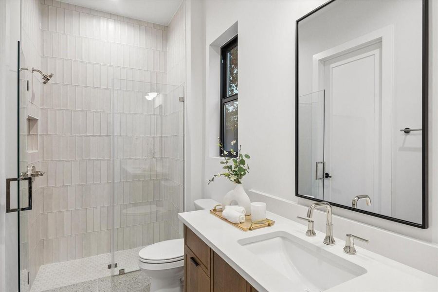 Furnished interior view inside a new home in , Houston (Image 24).