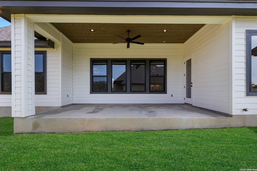Exterior details and patio area of a home in , Castroville (Image 3).