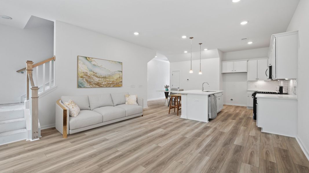 Living Room and Kitchen